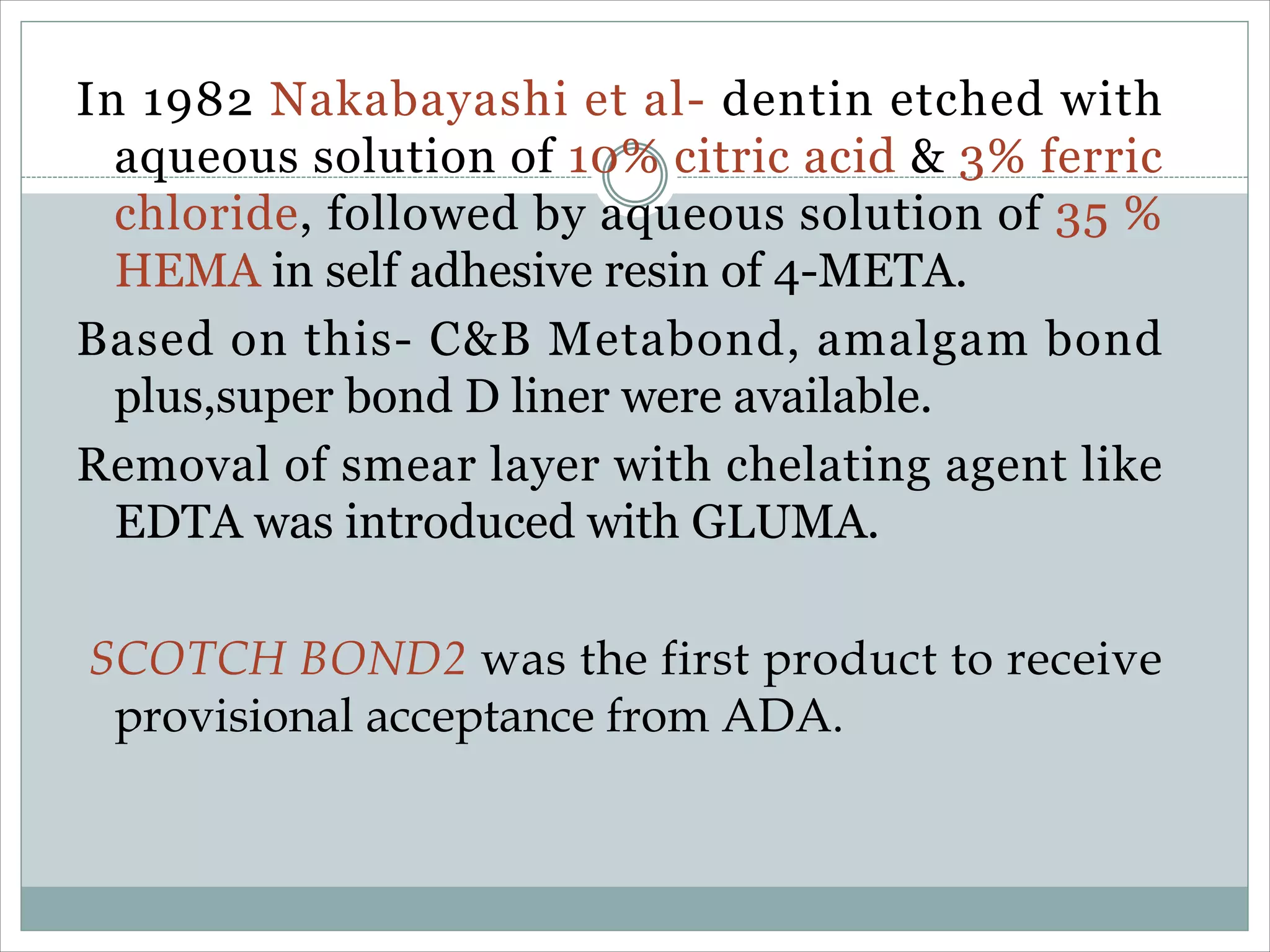 Dentin bonding agent