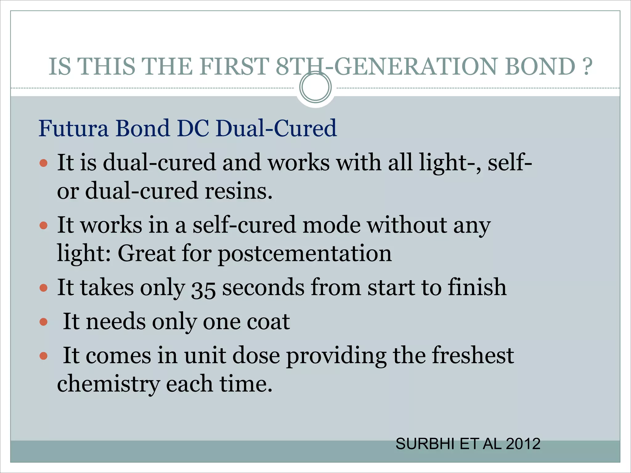 Dentin bonding agent