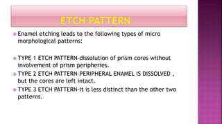 Dentin bonding agents | PPTX