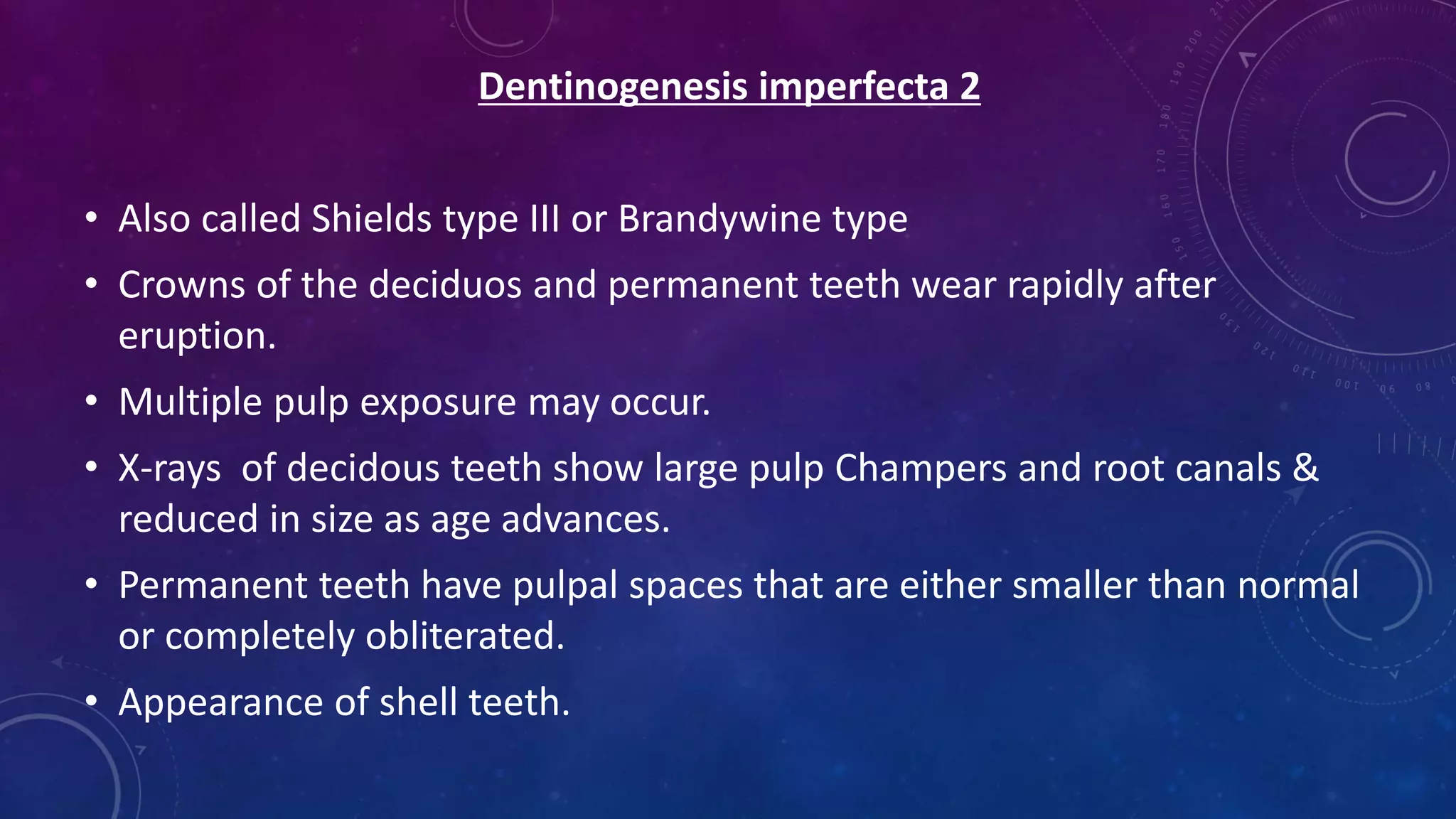 Dentin Dysplasia PPT