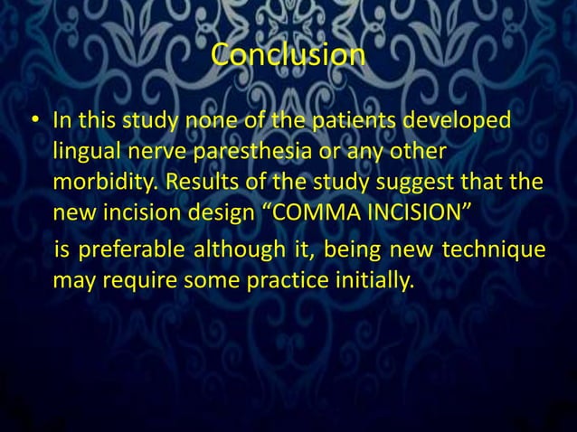 Dentist in pune.(BDS. MDS) - Dr. Amit T. Suryawanshi. Comma Incision ...