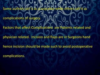 Dentist in pune.(BDS. MDS) - Dr. Amit T. Suryawanshi. Comma Incision ...