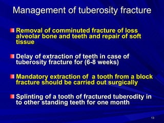 Dento Alveolar Fractures | PPT