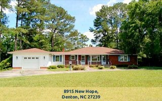 8915 New Hope, 
Denton, NC 27239 
 