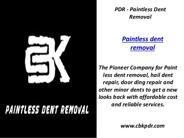 Pdr Paintless Dent Removaldent Removal
