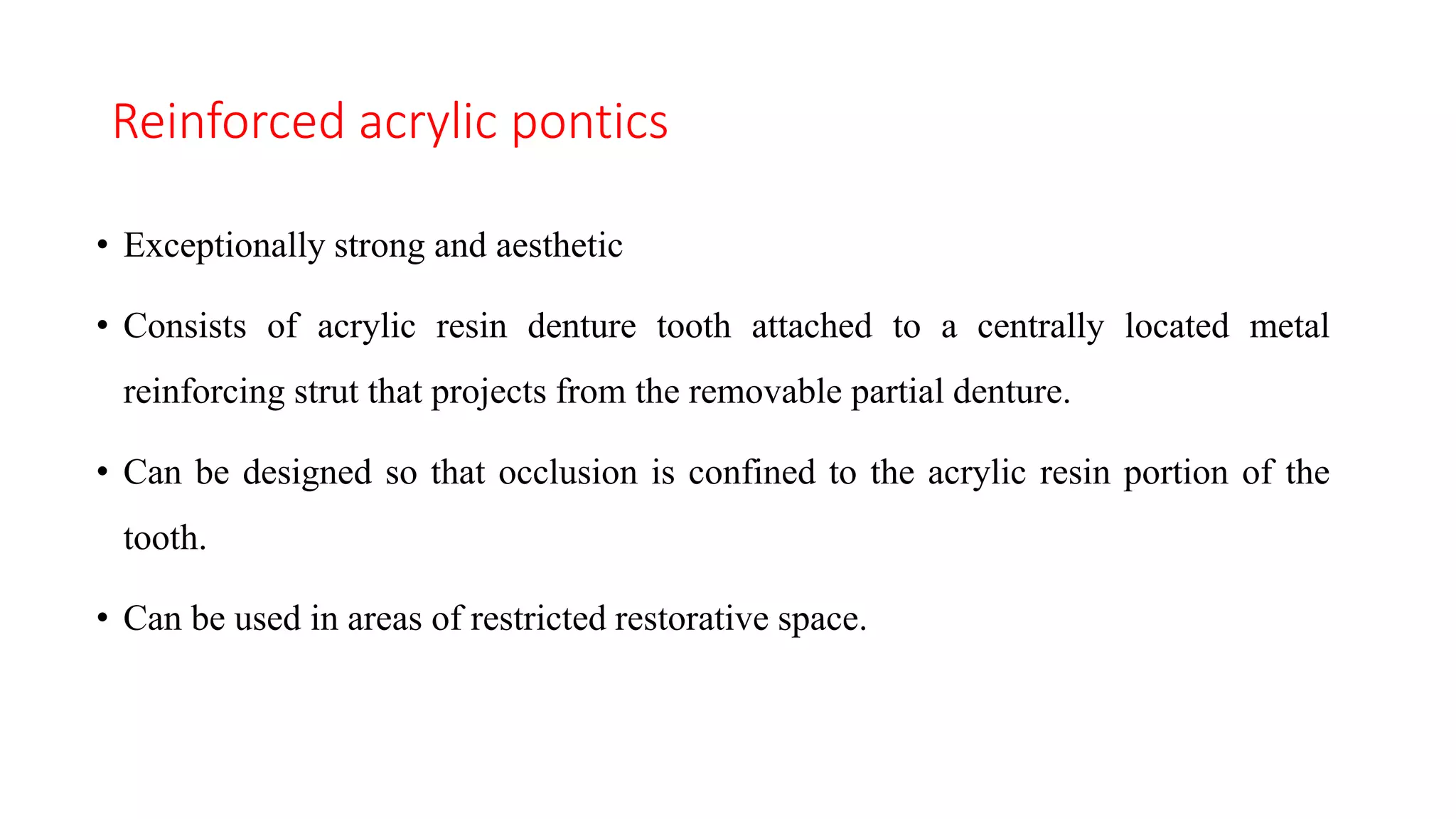 Denture base considerations in rpd | PPTX