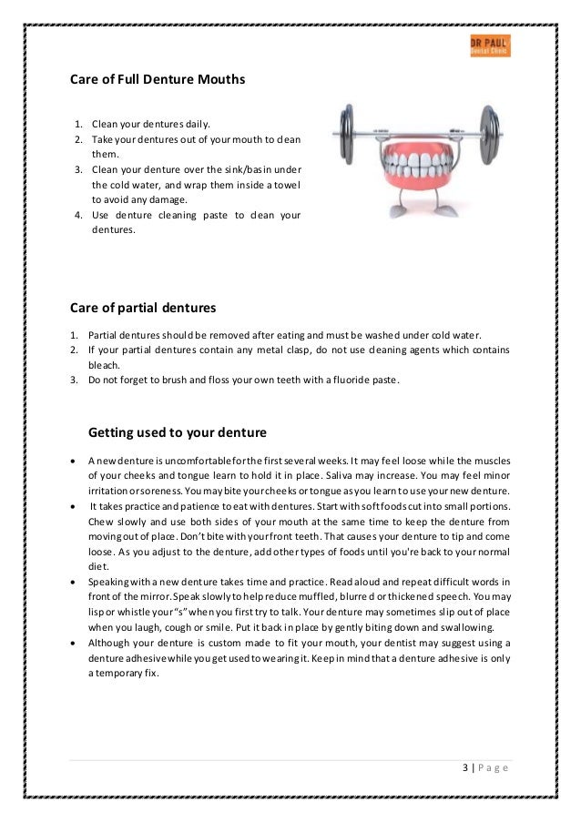 A guide to complete denture information