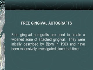 Denuded root coverage | PPT