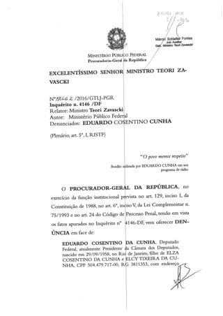 Denuncia eduardo cunha