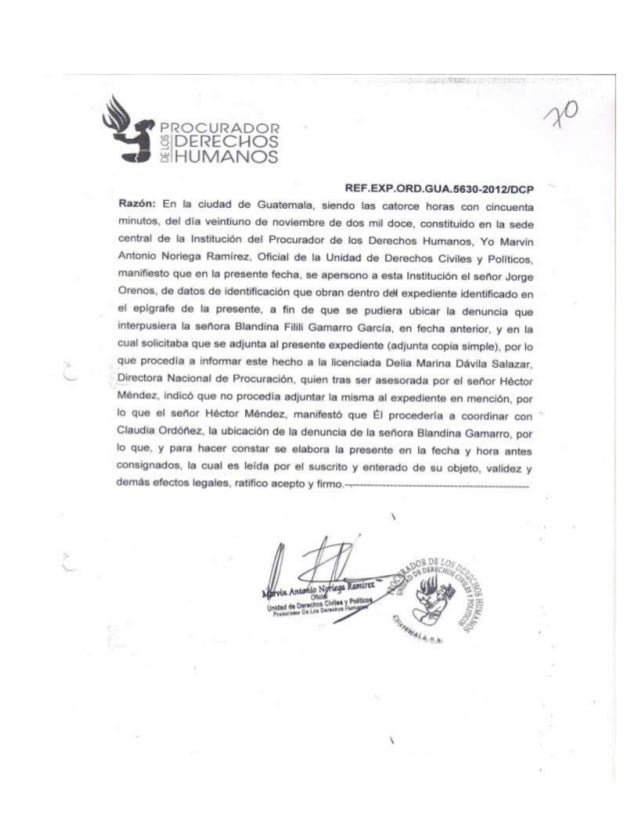 Denuncia en PDH contra SAT - Guatemala