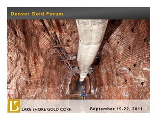 Denver Gold Forum




                    S e p t e m b e r 1 9 - 2 2 , 2 0 11
 