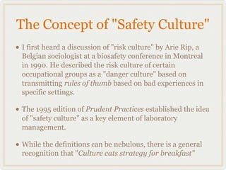 Risky Rituals Safety Culture of Academic Labs | KEY