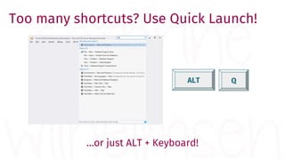SSMS Shortcuts and Secrets
SQLWorkbooks.com
by Kendra Little (@Kendra_Little)
 