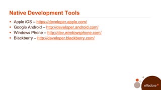 Articles
 ASP.NET MVC 3 - Develop Hybrid Native and Mobile Web Apps
      Shane Church – MSDN Magazine – March 2012
     ...
