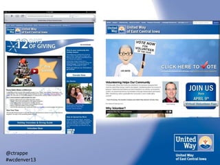 @ctrappe
#wcdenver13

 