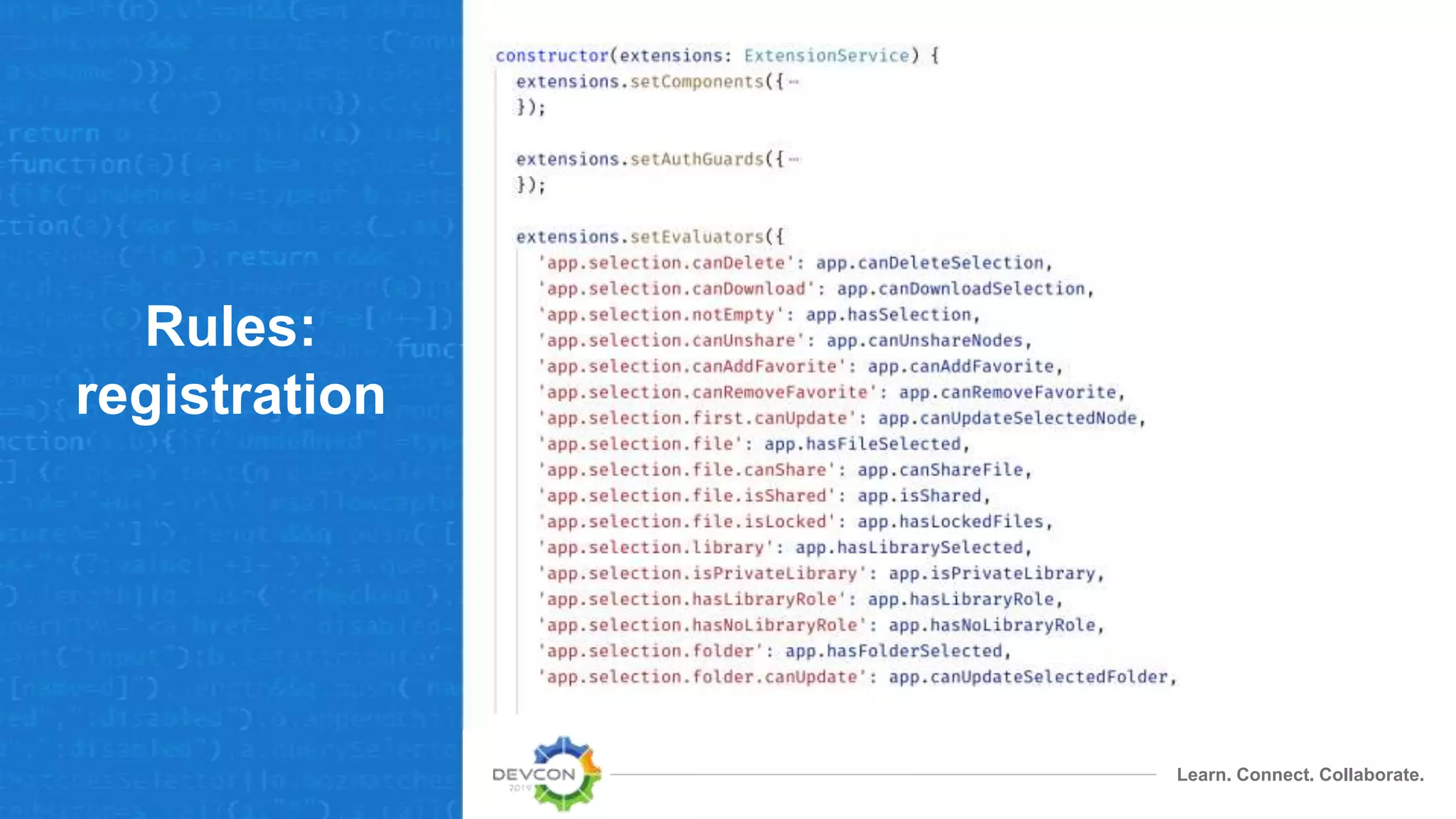 Learn. Connect. Collaborate.
Rules:
registration
 