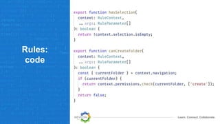 Learn. Connect. Collaborate.
Rules:
code
 