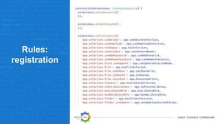 Learn. Connect. Collaborate.
Rules:
registration
 