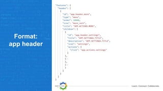 Learn. Connect. Collaborate.
Format:
app header
 