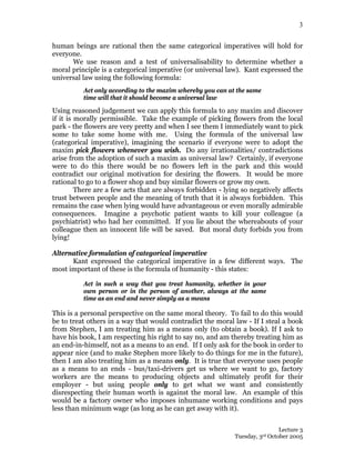 Deontology And Business Ethics Chap T 3