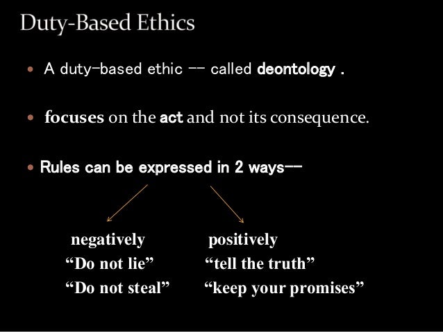 Deontology Intro