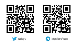 @elugrs https://t.me/elugrs
 