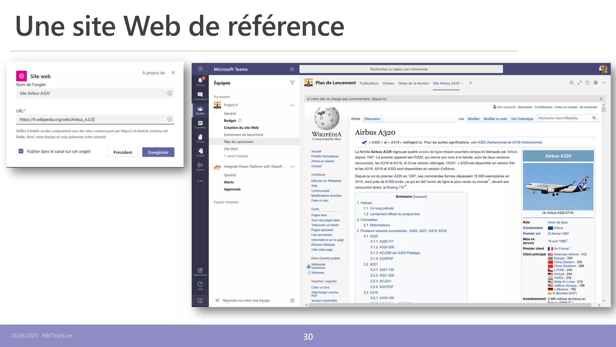 10/06/2020 #BitTitanLive 30
12/12/2019
Une site Web de référence
 