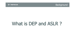 DEP/ASLR bypass without ROP/JIT | PDF