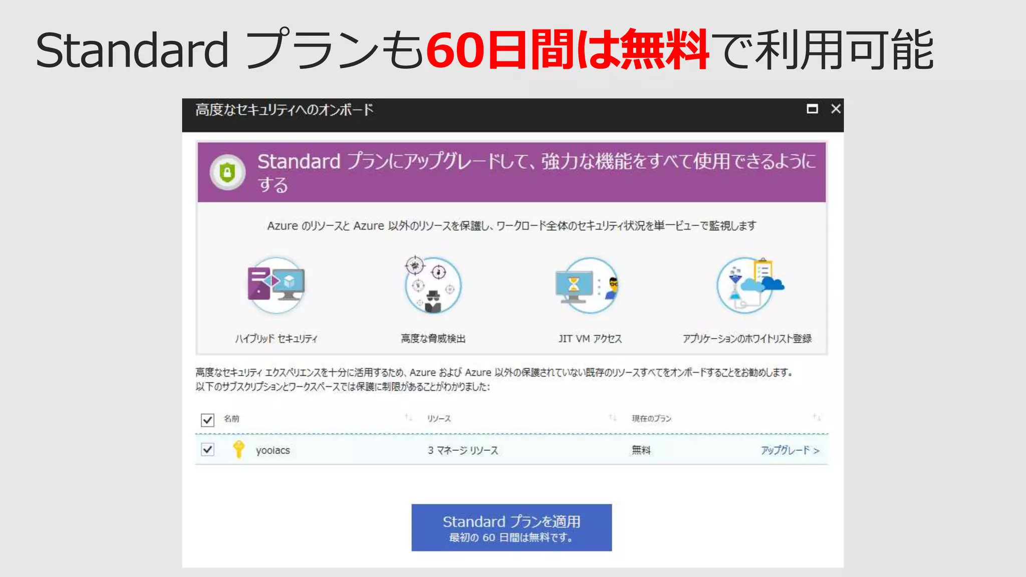 60日間は無料
 