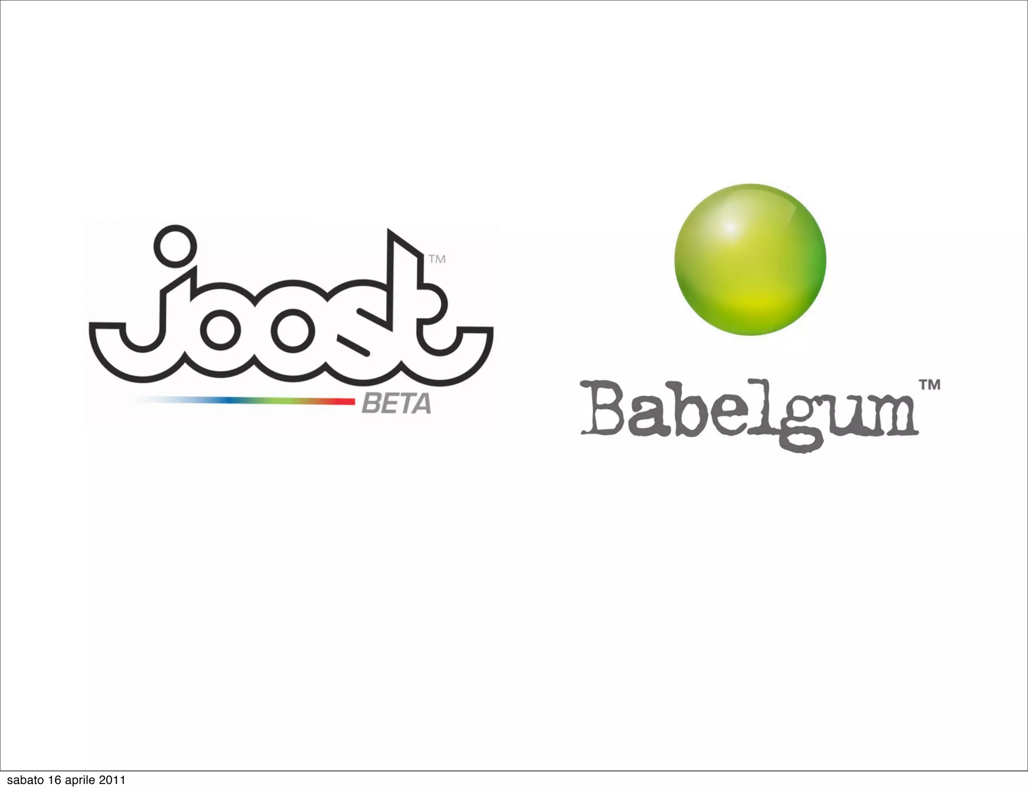 sabato 16 aprile 2011
 