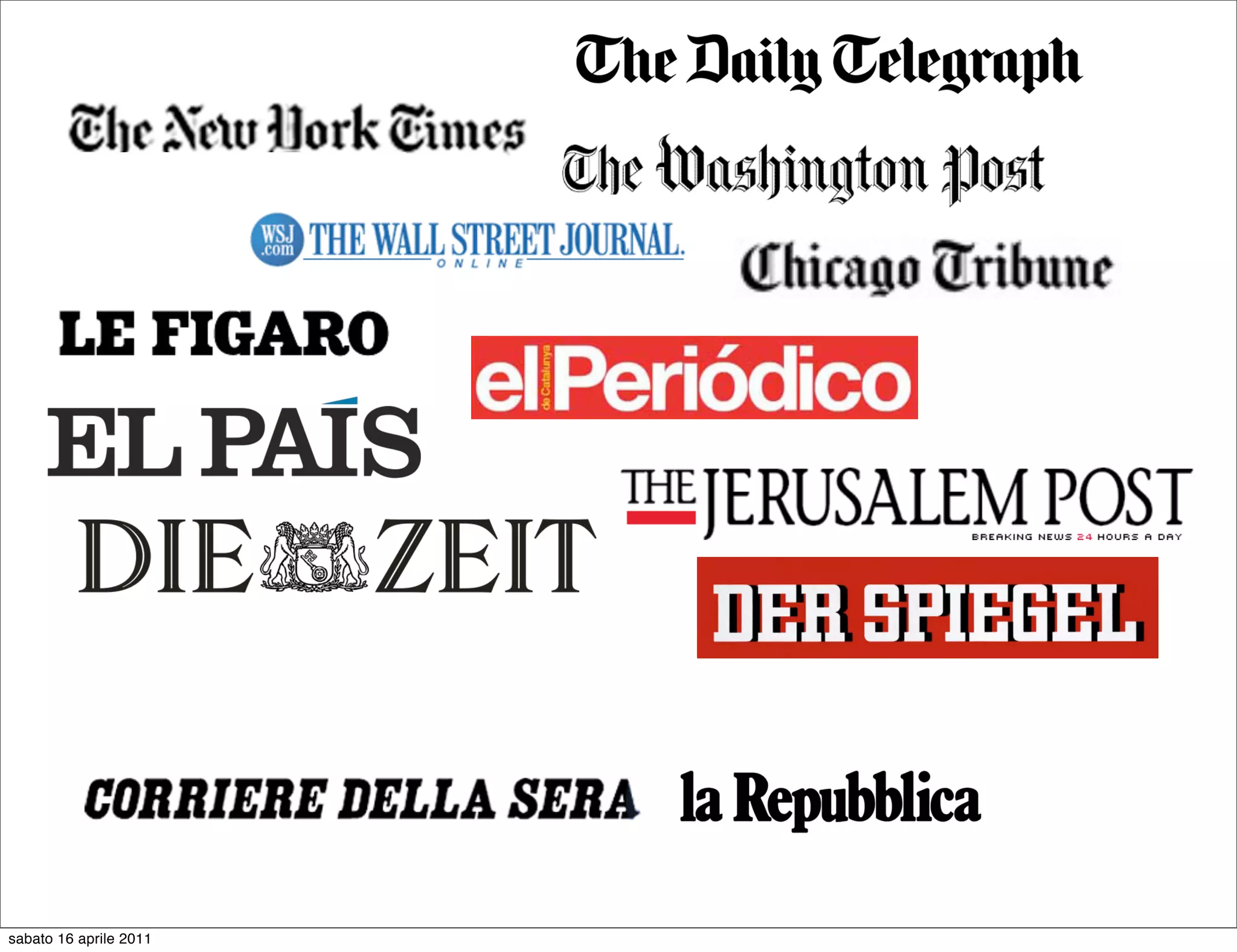 sabato 16 aprile 2011
 