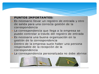 Departamento de correspondecia