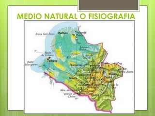 MEDIO NATURAL O FISIOGRAFIA
 