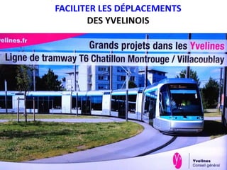 FACILITER LES DÉPLACEMENTS
DES YVELINOIS
 