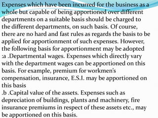 Departmental Accounts understanding and solving | PPTX