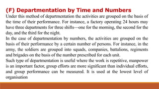 Departmentation is a part of the organisation process.pptx