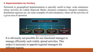 Departmentation is a part of the organisation process.pptx