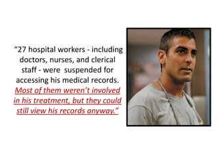 Department Head Hot Hipaa Topic Presentation