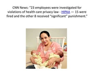 Department Head Hot Hipaa Topic Presentation