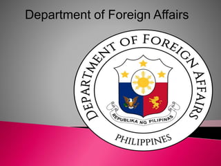 Department of Foreign Affairs