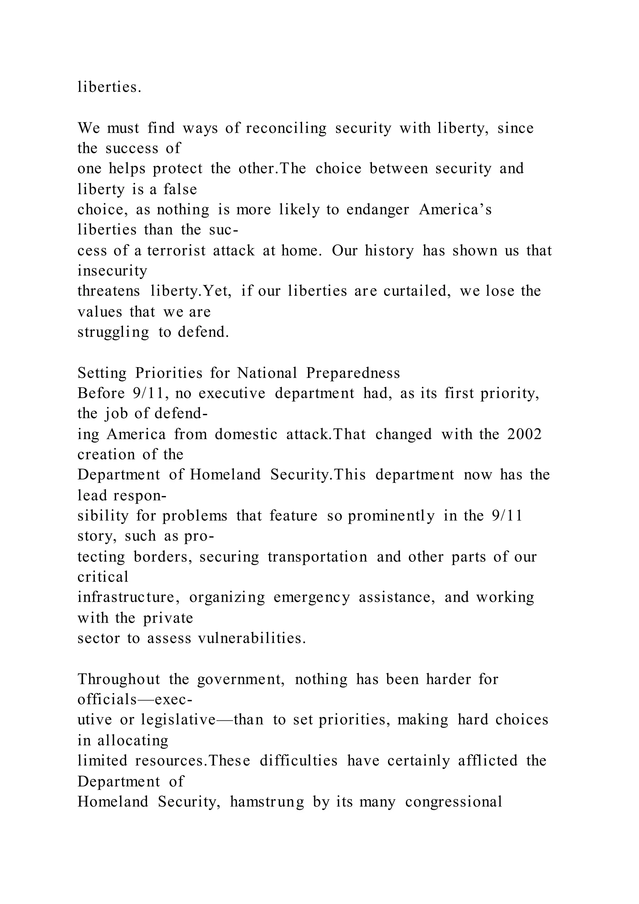 DEPARTMENT OF HOMELAND SECURITY PROGRESS IN IMPLEMENTING 