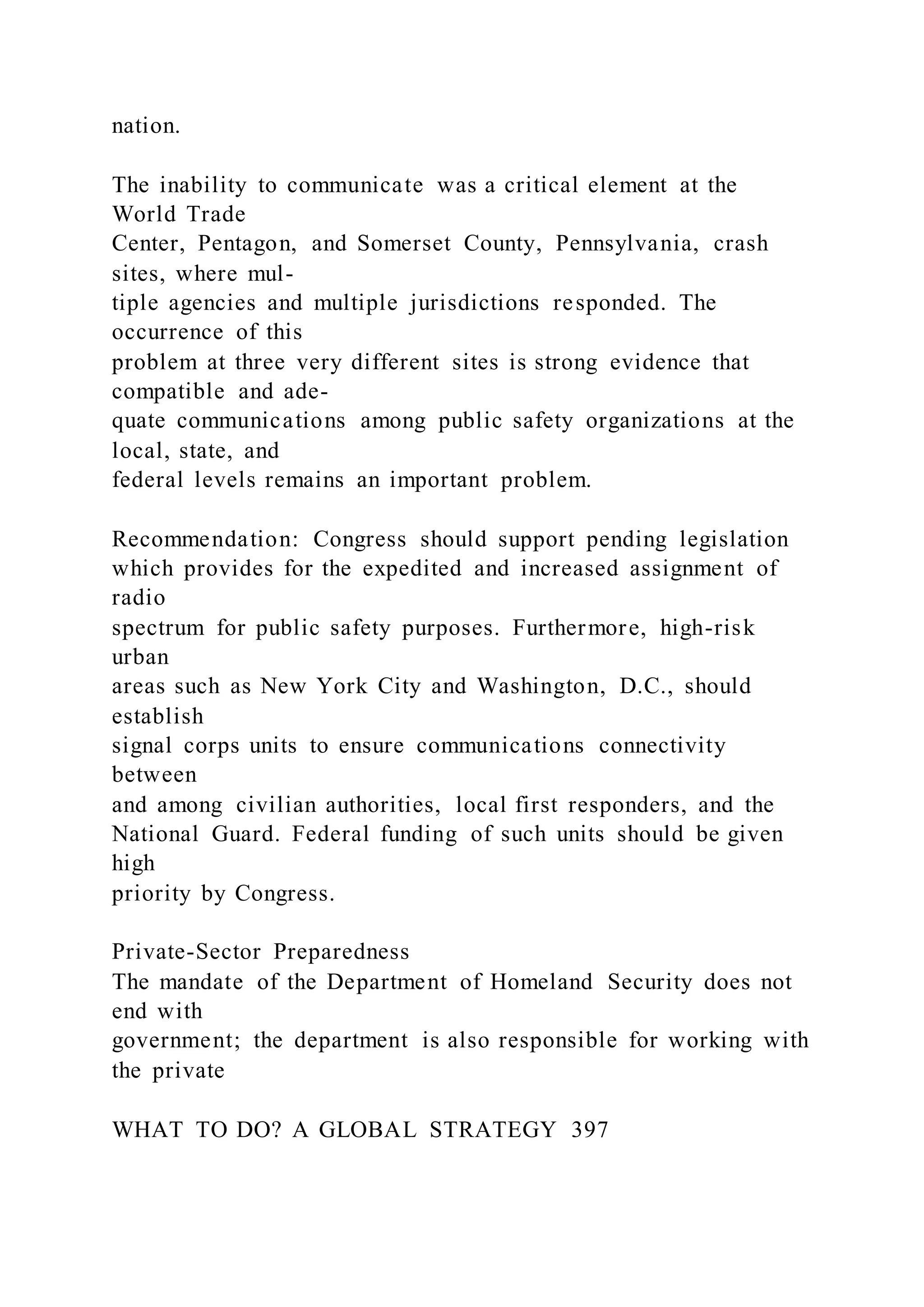 DEPARTMENT OF HOMELAND SECURITY PROGRESS IN IMPLEMENTING 