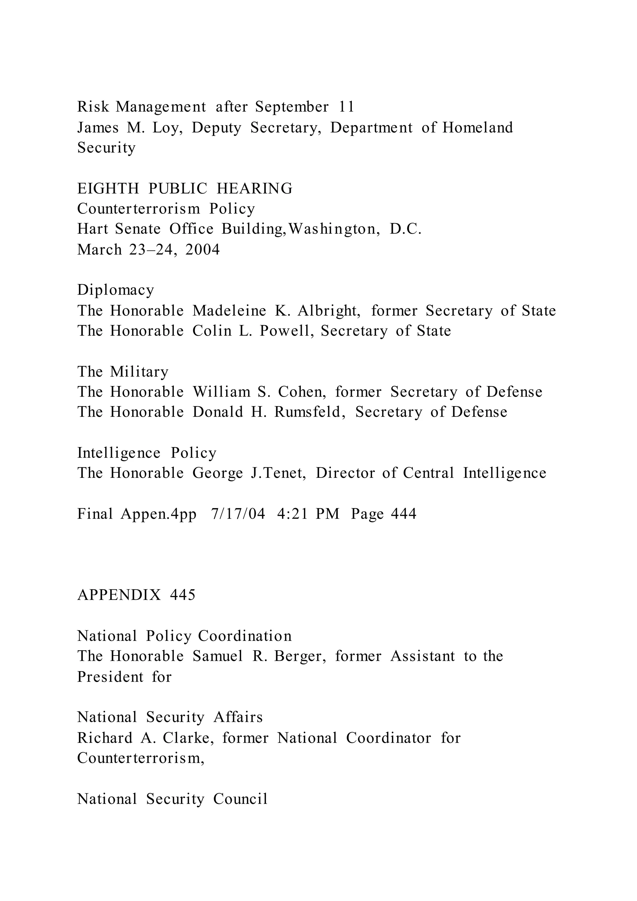 DEPARTMENT OF HOMELAND SECURITY PROGRESS IN IMPLEMENTING 