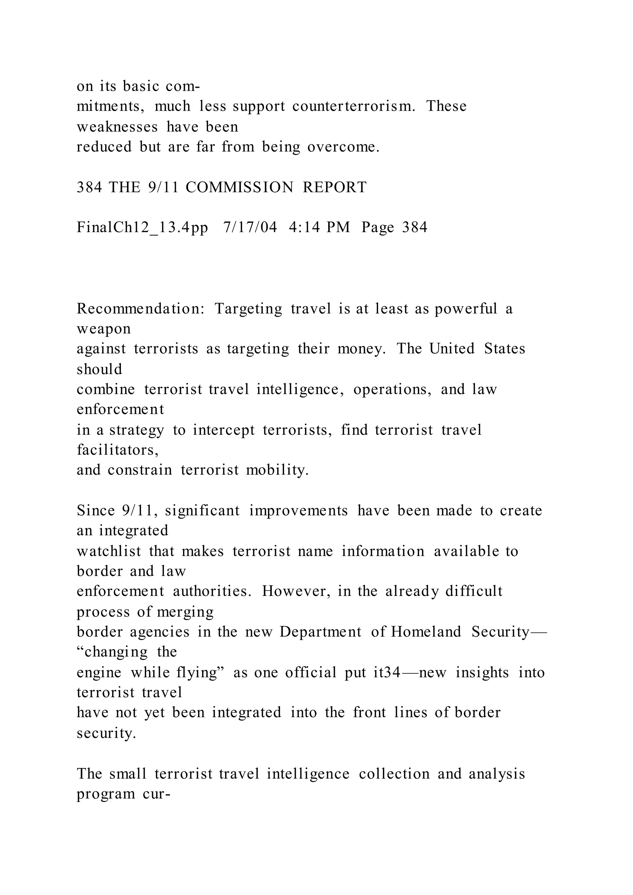 DEPARTMENT OF HOMELAND SECURITY PROGRESS IN IMPLEMENTING 