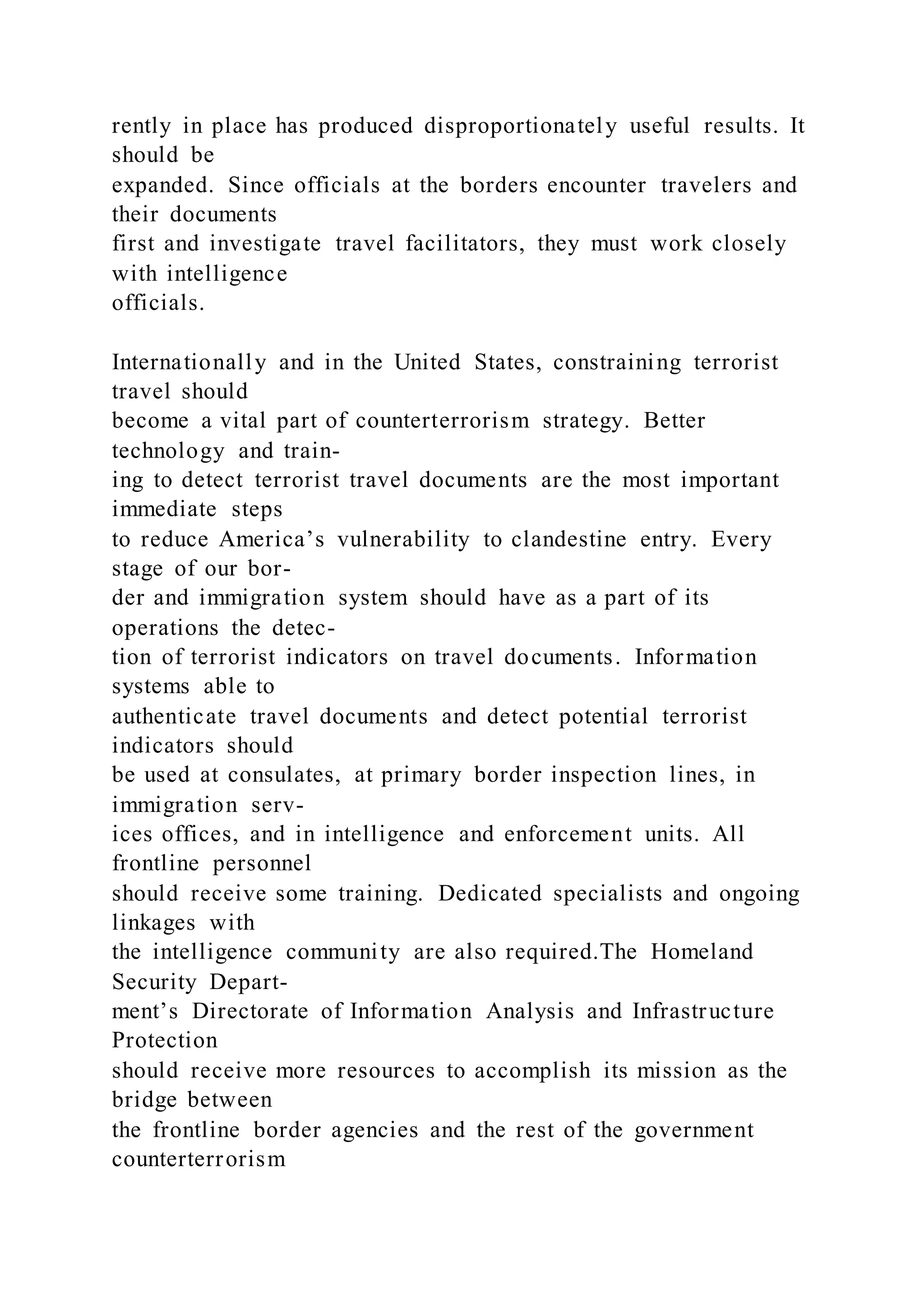 DEPARTMENT OF HOMELAND SECURITY PROGRESS IN IMPLEMENTING 