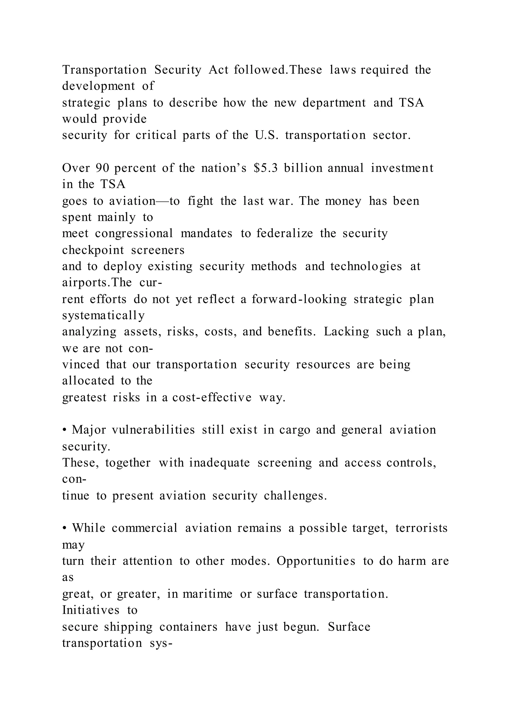 DEPARTMENT OF HOMELAND SECURITY PROGRESS IN IMPLEMENTING 