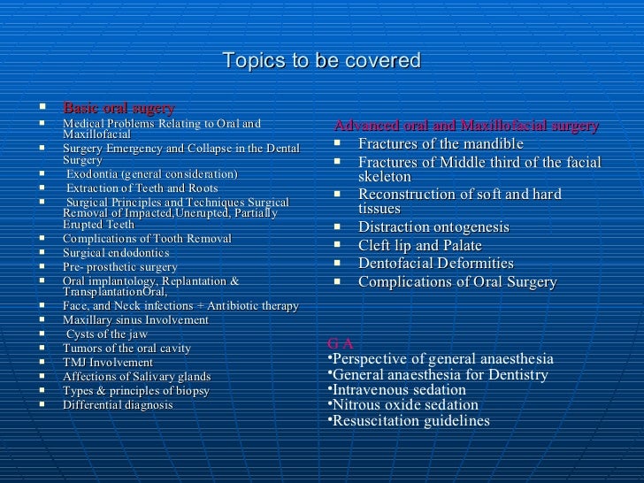 Approach to Dentistry Oral and Maxillofacial Surgery