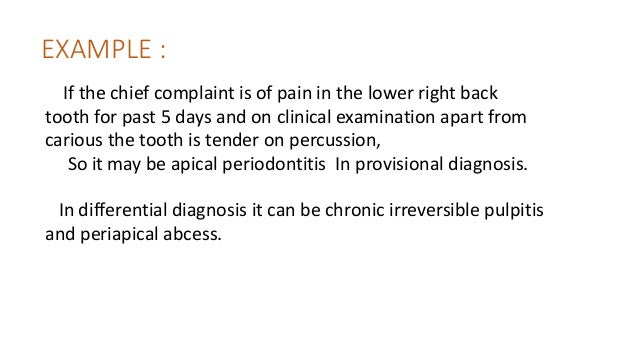 Diagnosis In Dentistry
