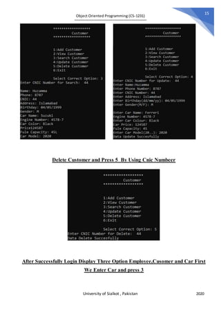 Car Showroom management System in c++ | DOCX
