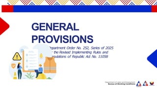 DEPARTMENT ORDER NO.252-25.pptx DOLE OSHS | PPTX